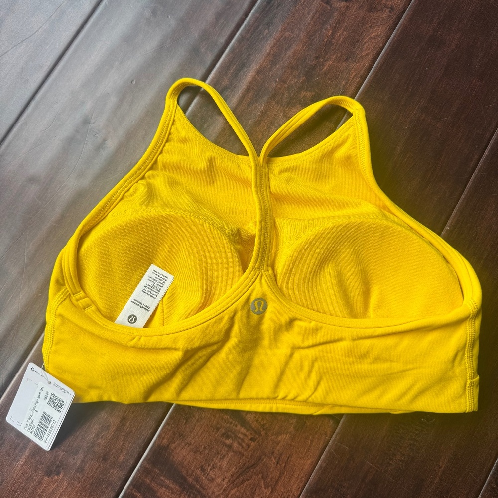 Lululemon Flow Y Wrap Front High Neck Bra, MZYW, Size 8, NWT - Picture 2 of 2